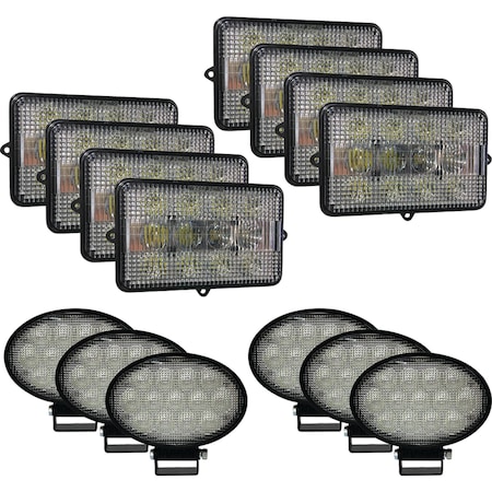 Tiger Lights 12V Complete LED Light Kit For John Deere 9400, 9410 Off-Road Light; JDKit-4
